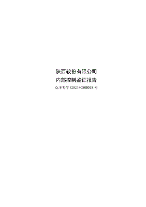 陕西华达：内部控制鉴证报告.docx