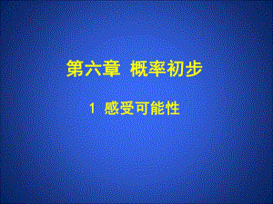6.1感受可能性.ppt .ppt