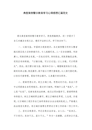 典型案例警示教育学习心得感想汇篇范文.docx