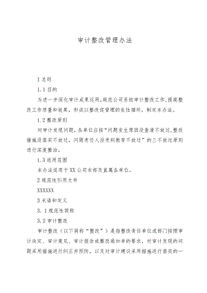 审计整改管理办法.docx