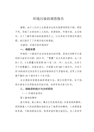 环境污染的调查报告.docx