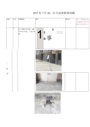 7月21日地产品质检查问题.docx