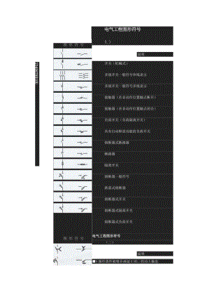 电气CAD常用图标.docx