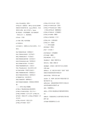 cad2007制图快捷键.docx