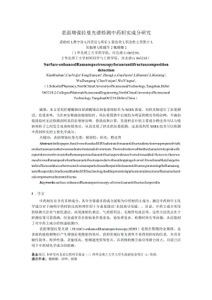 表面增强拉曼光谱检测中药枳实成分研究.docx