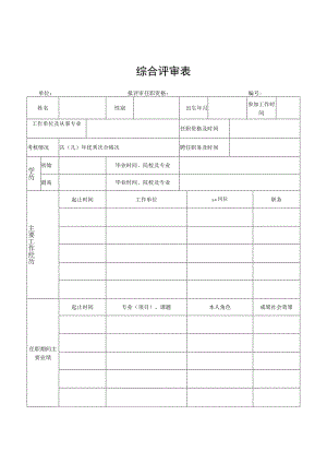 综合评审表.docx