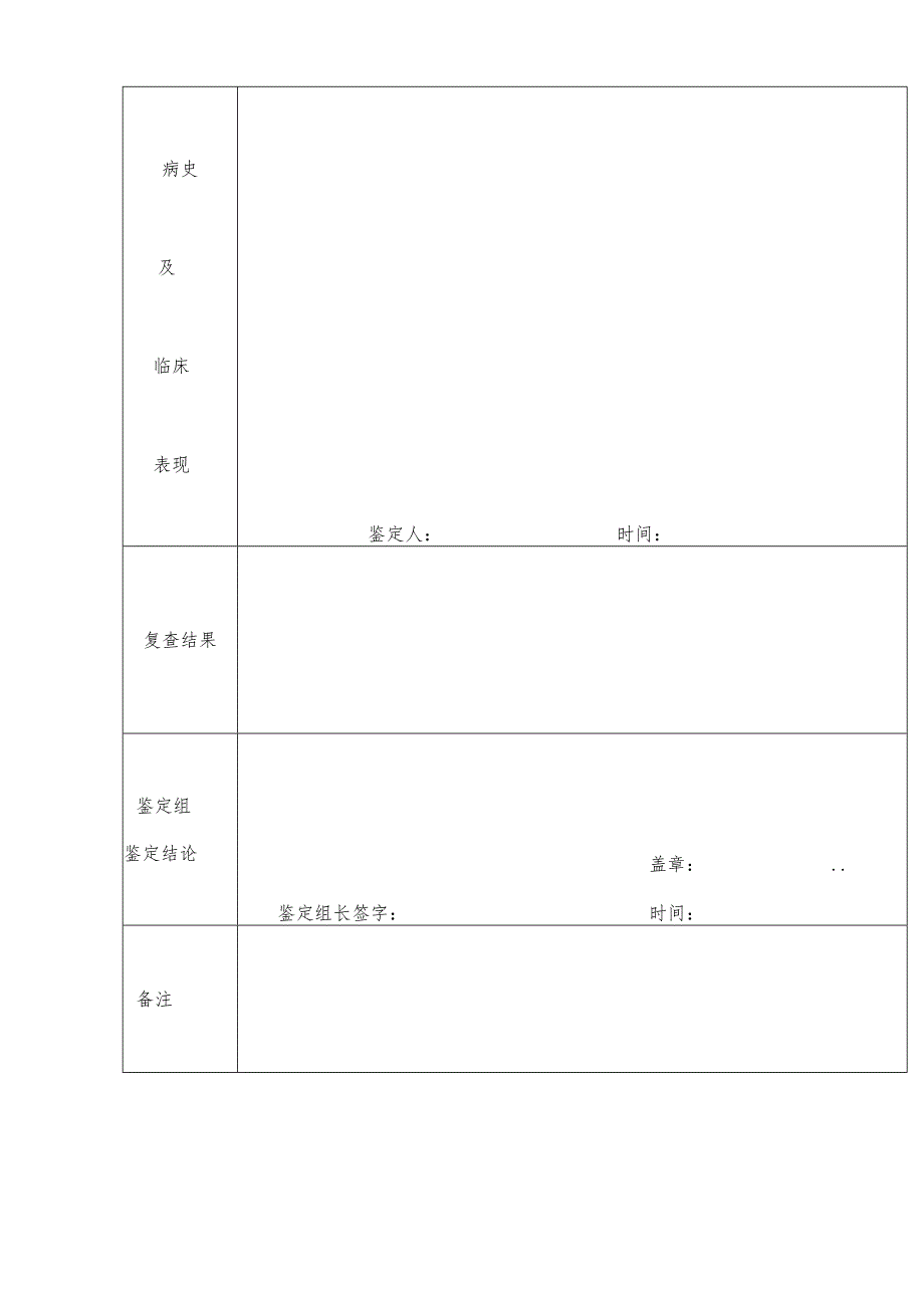 父母与子女近期二寸彩色照片文书格式一独生子女病残儿童医学鉴定表.docx_第2页