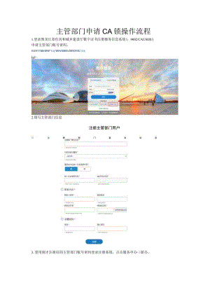 主管部门申请CA锁操作流程.docx