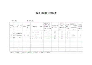 线上培训项目申报表.docx