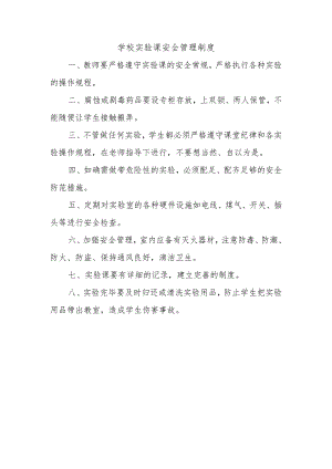 学校实验课安全管理制度.docx