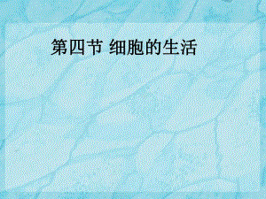 细胞的生活十三中分校张海霞 精品教育.ppt