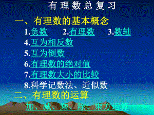 有理数总复习精品教育.ppt