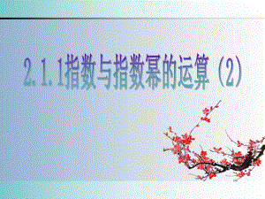 指数与指数幂的运算2.ppt