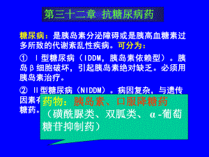 抗糖尿病药.ppt