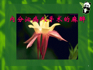 第26章内分泌病人手术的麻醉名师编辑PPT课件.ppt