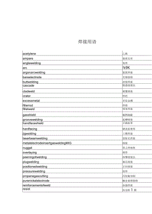 焊接用语.docx