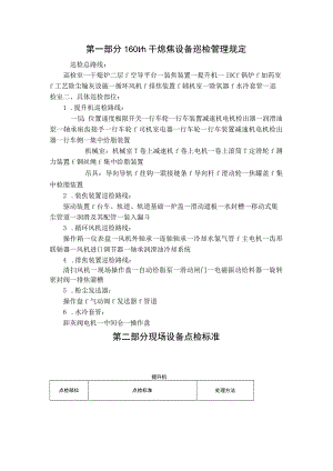 干熄焦巡检路线及设备点检标准.docx