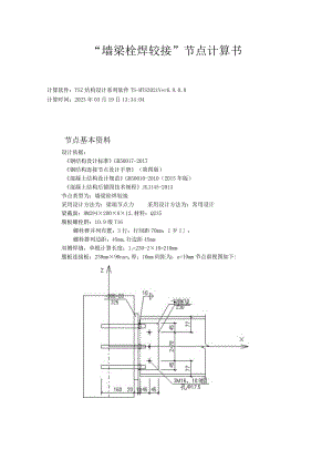 电梯钢梁后锚固锚栓计算书.docx