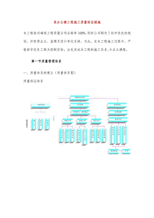 某办公楼工程施工质量保证措施.docx