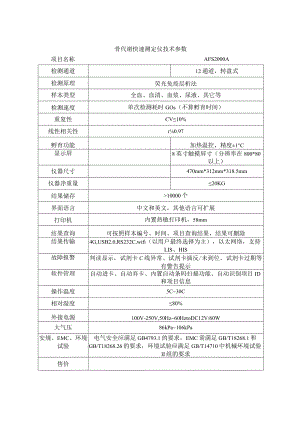 骨代谢快速测定仪技术参数.docx
