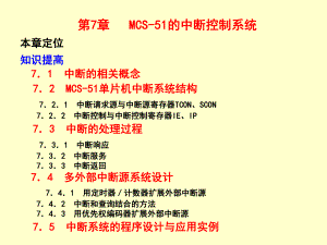第7章 MCS51的中断控制系统.ppt