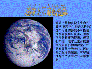 第一节生命的起源.ppt