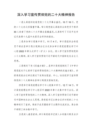深入学习宣传贯彻党的二十大精神报告.docx