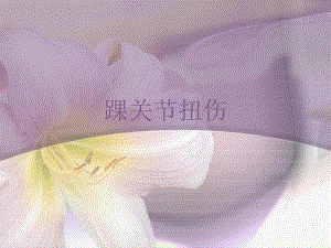 踝关节扭伤.ppt