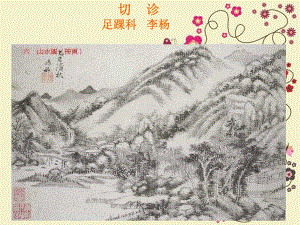中医切诊脚踝科.ppt