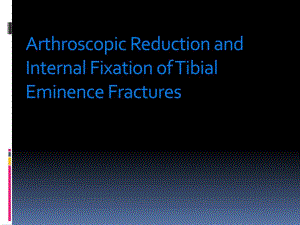 胫骨髁间嵴骨折.ppt