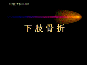 下肢骨折[精彩].ppt