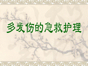 多发伤的急救护理.ppt