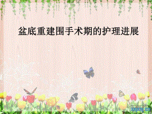 妇一盆底重建围手术期的护理进展.ppt