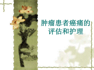 癌症疼痛的评估和护理医学幻灯片.ppt