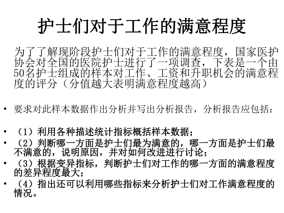 护士们对于工作的满意程度.ppt_第2页