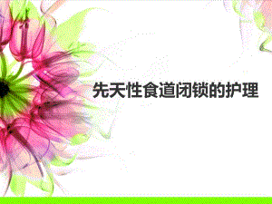 先天性食管闭锁的护理.ppt