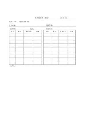 培训记录表格.docx