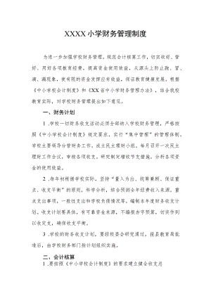 小学财务管理制度.docx