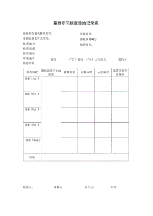 量器期间核查原始记录表.docx
