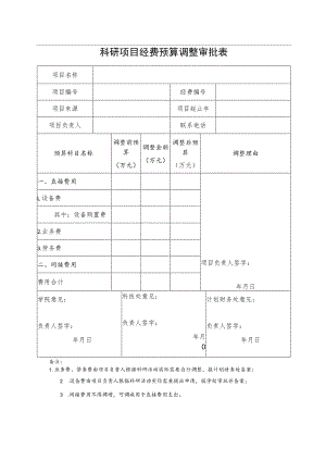 经费预算调整审批表（新）.docx