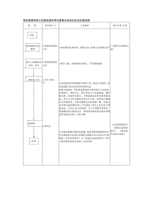 物业管理有限公司面临强热带风暴袭击前后的应急处理流程.docx