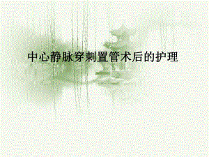 中心静脉置管护理.ppt