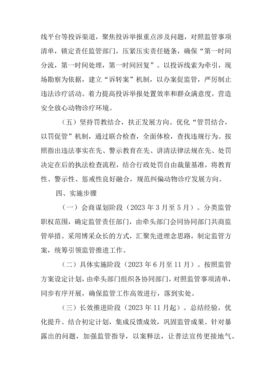 关于“宠物医院监管一件事”的实施方案.docx_第3页