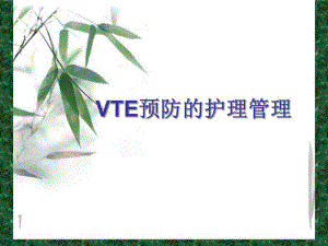 VTE预防护理管理.ppt