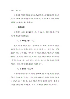 镇2023年巩固拓展脱贫攻坚成果同乡村振兴有效衔接工作调度方案.docx