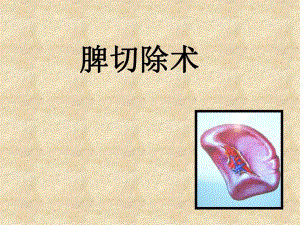 脾切除术的护理.ppt