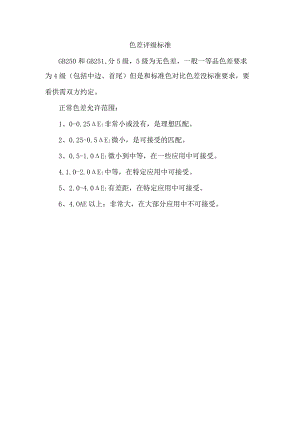 色差评级标准.docx
