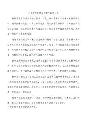 企业数字化转型形势及前景分析.docx