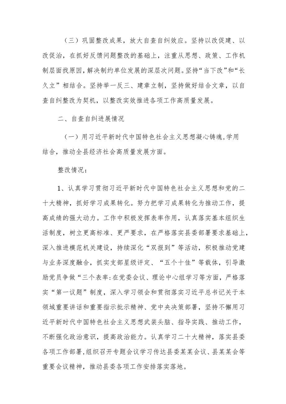 工委自查自纠情况报告参考范文.docx_第2页