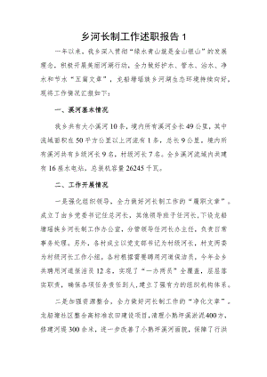 乡镇河长制工作述职报告2篇.docx